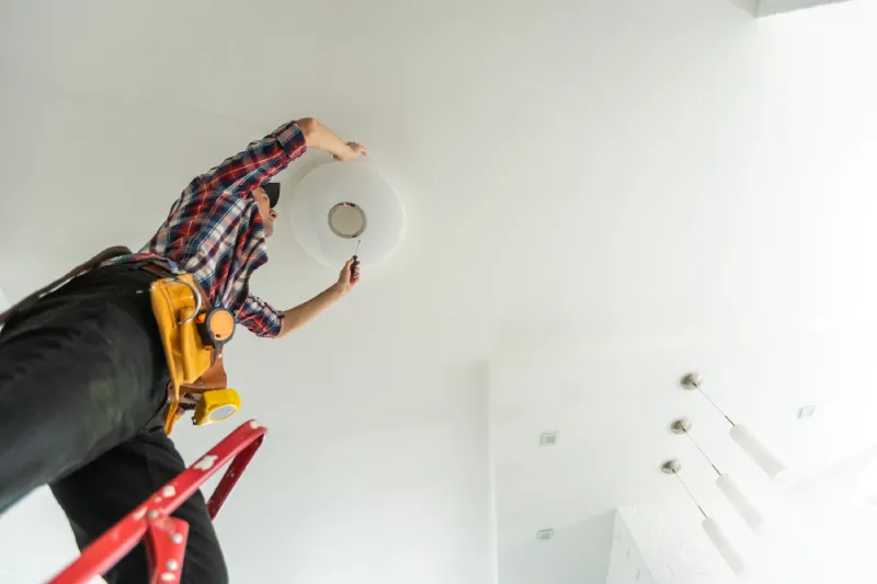 Professional electrical installation work