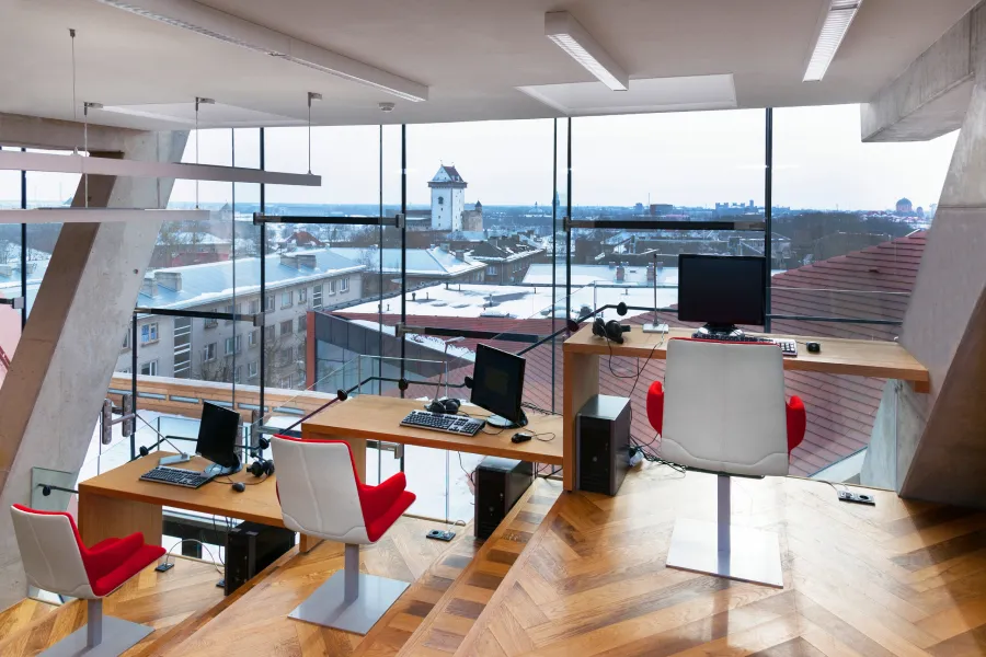 University Library renovation - main view